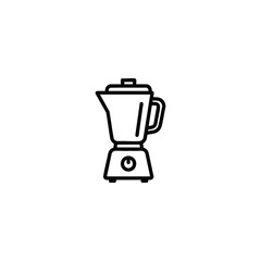 Kitchen Blender Line Art Icon
