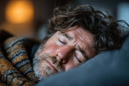 A man lying on the floor after an epileptic seizure, with bystanders trying to assist. Emergency medical supplies are visible around him.