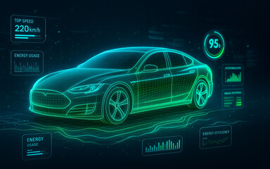 Holographic Interface for Electric Vehicle