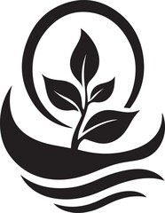 Naklejka premium Growth plant processing tree Continuous one line drawing of outline vector icon