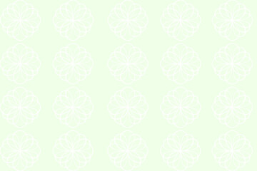 vector seamless pattern with flowers