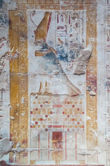 Horus, Temple of Seti I, Abydos, Egypt