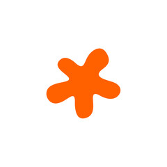 Obraz premium Abstract groovy funky shape elements 