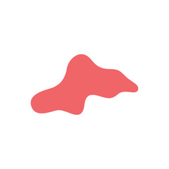 Abstract groovy funky shape elements 