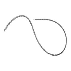Minimal thin metal chain in loose curve