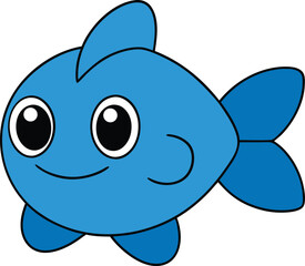 puddles   cartoon fish on white background   fffff.eps