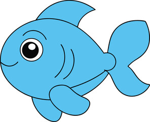 wavy wilma   cartoon fish on white background   ff.eps