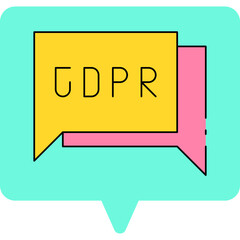 Chat single icon vector illustration