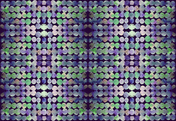 Organic Beads Repeat: Subtle Earth Tones for Contemporary Textiles, Calming Backgrounds and Creative Home Accents.  Watercolour Fractal Mosaic Seamless Pattern: Abstract Organic Design for fabric