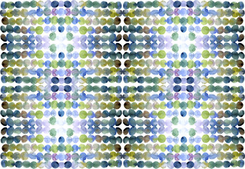 Watercolour Fractal Mosaic Seamless Pattern: Abstract Organic Design for Serene Fabrics, Textured Wall Decor and Artistic Product Styling.