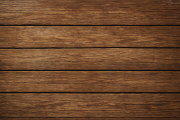 Close-up of a rustic wooden surface with horizontal planks, ideal for backgrounds, textures, and design elements.