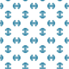 Blue Tile Seamless Background