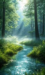 Fototapeta premium Breath of Untouched Nature