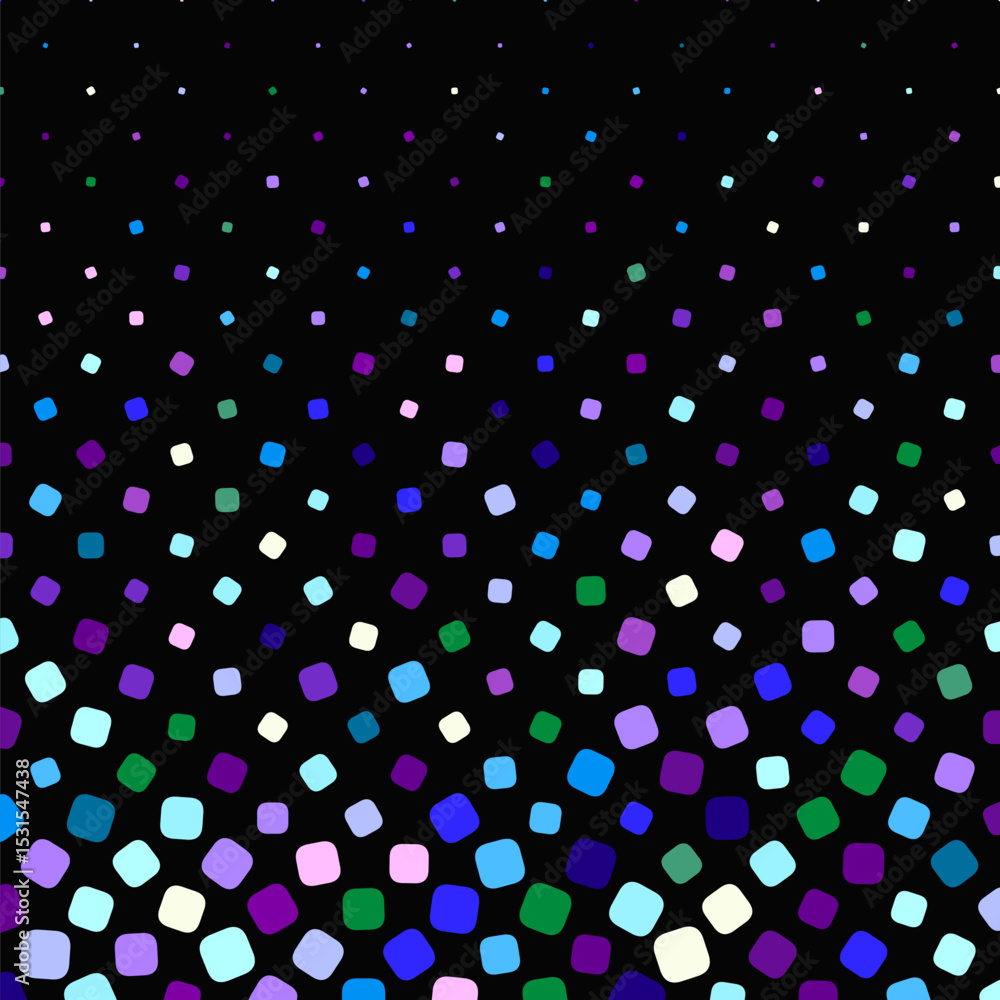 Poster geometric square pattern background - abstract vector graphic design