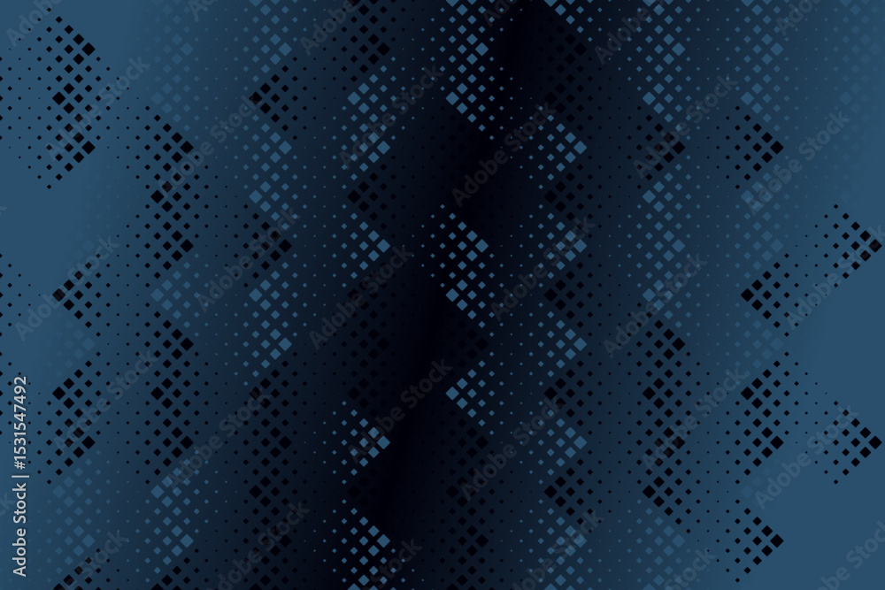 Aufkleber Gradient square pattern background design - abstract geometric vector graphic with rounded squares