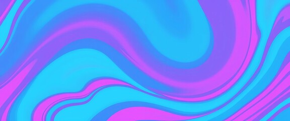 Abstract icy blue and magenta gradient with cartoonish swirl pattern, cartoon, cool