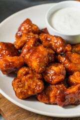 Homemade Boneless Barbecue Chicken Wings