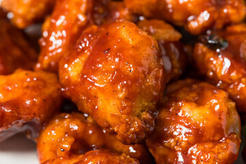 Homemade Boneless Barbecue Chicken Wings