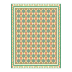 Art Nouveau Floral Seamless Pattern in Vintage Palette