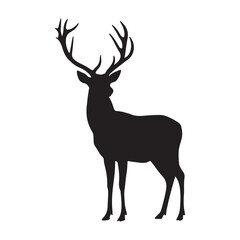 deer silhouette vector