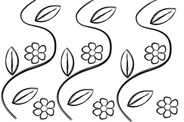 seamless pattern with flowers