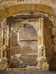 ruined monastery of Santa María de Rioseco belonging to the Cistercian order