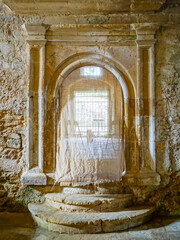ruined monastery of Santa María de Rioseco belonging to the Cistercian order