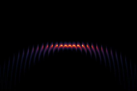 Abstract pink, purple, and yellow glass gradient on a black background. Futuristic and vibrant design with a glossy, translucent texture. Ideal for use in digital art, tech interfaces, and modern back