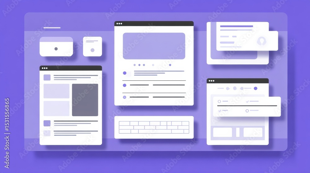 Poster UI Accessibility Tips Infographic Displaying Essential Elements Like Font Size, Contrast, and Keyboard Navigation Checklist for Effective Design