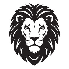 lion head face vector Illustration