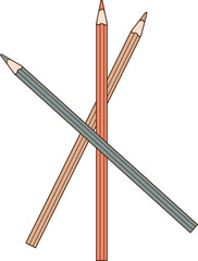 Three pencils