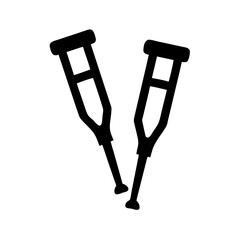 Crutches icon PNG

