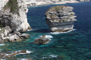 falaise de Bonifacio, Corse