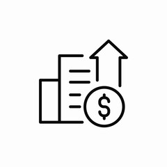 business finances icon sign vector