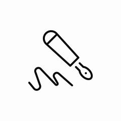 draw line icon sign vector