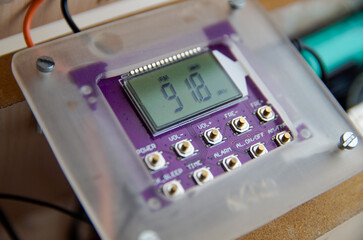 radio instrument panel. radio buttons