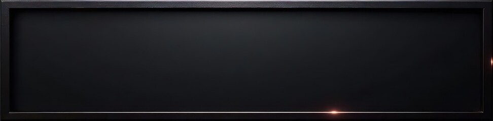 Sleek black rectangular border, horizontal orientation, sleek, graphic