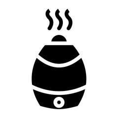 Humidifier Vector Glyph Icon Design
