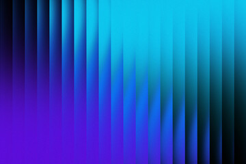 Blue, cyan, and violet abstract glass gradient on black. A dynamic, luminous design with ribbed and...
