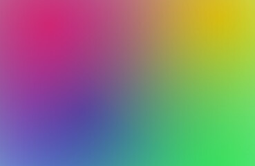 Abstract blurred gradient background in bright colors