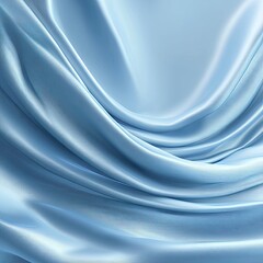 Obraz premium Light blue silk drapes in elegant folds