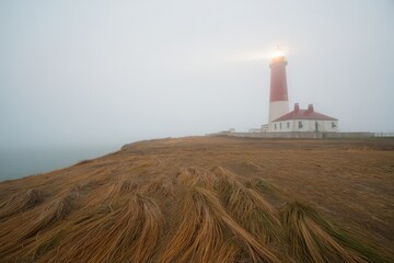 Coastal Fog Lighthouse