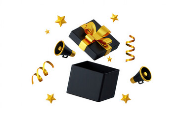 Open Gift Box Surprise