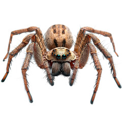 Spider isolated on transparent background.