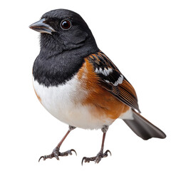 Towhee isolated on transparent background.