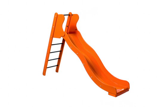Orange Wooden Slide
