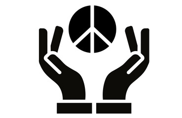 Peace Icon on transparent background