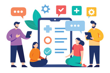 Team collaboration mobile app checklist healthcare project management