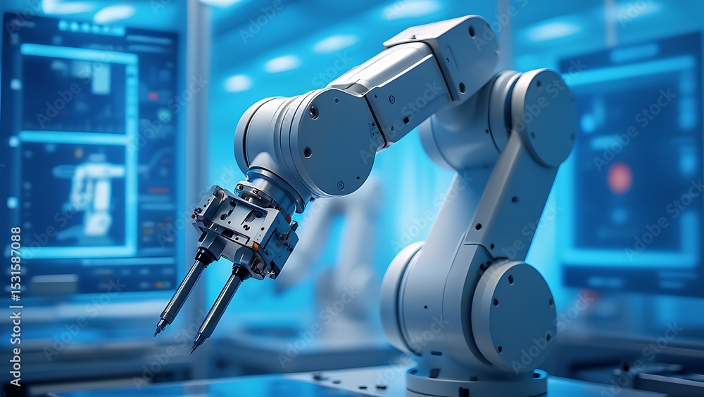 Poster advanced robotics the future of automation and industrial technology