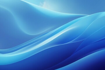 Fototapeta premium Abstract Blue Gradient Background for Web Banners and Design Projects, Featuring Smooth Texture and Ample Copy Space for Text and Graphics